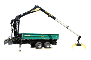 Kranen voor houtwagens